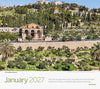 Calendario de pared Tierras de la Biblia 2027