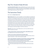 Bible Reading: Spiritual Habit Group